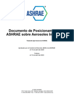 ASHRAE Aerosoles Infecciosos Recomendaciones