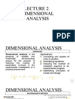 Dimensional Analysis