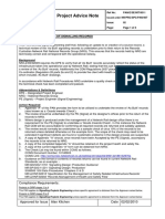 Project Advice Note: Goods Inwards Checks of Signalling Records Purpose