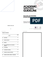 FSSR Academic Writing Guideline