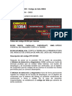 Del Airbag Del B1354 - Código de Falla OBD2