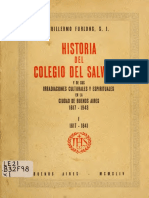 Historia Del Colegio Del Salvador T1 - Furlong PDF