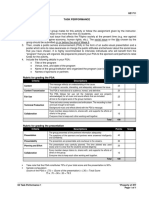 Task Performance Instructions:: Criteria Descriptions Points Score