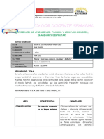 Planificacion Aprendo en Casa Del 18 Al 22 de Mayo