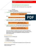 Handout 1 - Measuring Employment and Unemployment