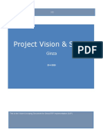 Project Vision Scope Template - Assignment