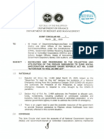 Dof DBM Joint Circular No 1 S 2020