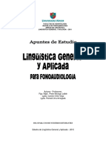 Manual de Linguistica Aplicada para Fonoaudiologia UMayor 2010 PDF