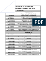 Cronograma de Actividades Tes