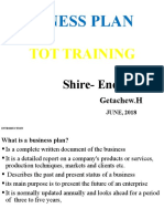 Business Plan Training