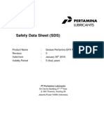 (English) SDS Grease Pertamina EPX NL 2