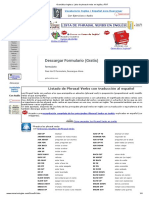 Gramática Inglesa. Lista de Phrasal Verbs en Inglés y PDF