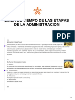 Linea de Tiempo Administracion