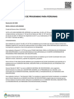 Resol 641-2020 and - Programas para Personas Con Discapacidad