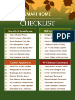 Checklist: Smart Home