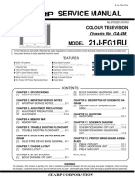 Sharp 21J-FG1RU Chassis GA-4M PDF