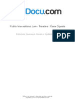 Public International Law Treaties Case Digests PDF