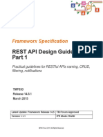 REST API Design Guidelines: Frameworx Specification