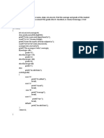 Get The Student Details Like Name, Dept, m1, m2, m3. Find The Average and Grade of The Student (O, A, B, C) - Using Switch Case Convert The Grade Into O-Excellent, A - Good, B-Average, C-Fair