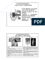 Arte Paleolitico - Generalidades PDF