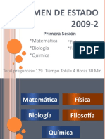 Examen de Estado 2009-2!