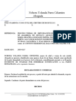 Incidente de Nulidad Por Indebida Notificación