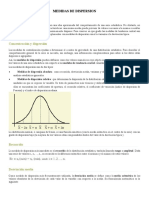 Medidas de Dispersión