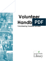 Volunteer Handbook: Volunteering Towards Success