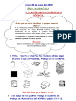 CLASIFICAMOS LOS RESIDUOS SOLIDOS - Correscto