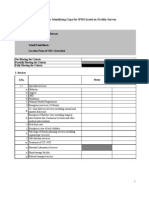 Gap Analysis Performa