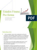 Estados Financieros Proforma