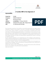 Imaging Patterns of Cardiac MRI in The Diagnosis of Myocarditis