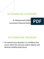 Autoimmune Disorders: DR Muhammad ZUBAIR Consultant Chemical Pathologist