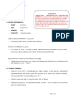 Traumatic Brain Injury A Case Report: SCORE:40/50