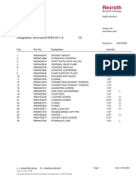 Rexroth: Spare Parts List