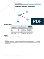 2.2.4.9 Packet Tracer - Configuring Switch Port Security Instructions