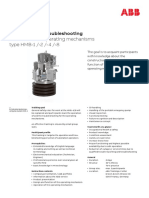 Operation and Troubleshooting: Circuit Breaker Operating Mechanisms Type HMB-1 /-2 /-4 /-8