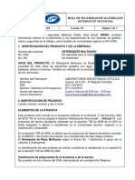 PD Ot 129 Hoja de Seguridad Detergente Multiusos PDF