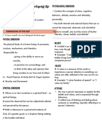 Knowing Oneself and Developing The Whole Person: Psychological Dimension