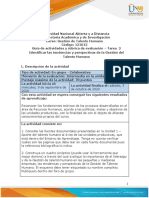 Guía de Actividades y Rúbrica de Evaluación - Unidad 1 - Tarea 2 - Identificar Las Tendencias y Perspectivas de La Gestión Del Talento Humano PDF