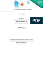 Unidad 2 Paso 3 - Fundamentos y Diseño de Un Instrumento