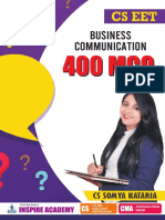 Business Communication MCQ PDF