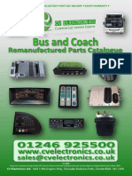 CV Electronics LTD Bus & Coach Remanufactured Parts Catalogue