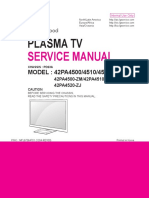 Plasma TV: Service Manual