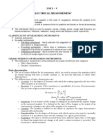 Unit - V Electrical Measurement: X X X Ecision