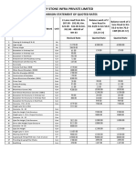 Quoted Rate Comparison NH63 & LWE