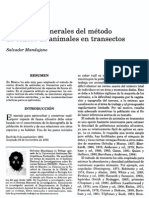 Conceptos Generales Del Método de Conteo de Animales en Transectos