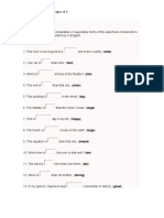 Comparative Adjective. Page 1 of 3