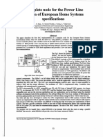 A Complete Node For The Power Line Medium of European Home Systems Specifications