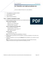 Practica de Laboratorio 53 - Conexión A Un Router Por Primera Vez PDF